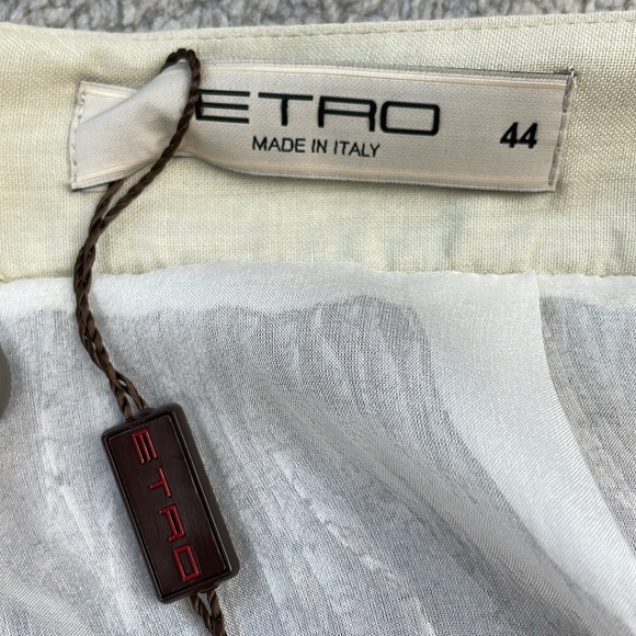 NWT Etro Micro Accordion Pleat Mini Skirt Floral Lace Hem Sz 44 - Picture 4 of 12